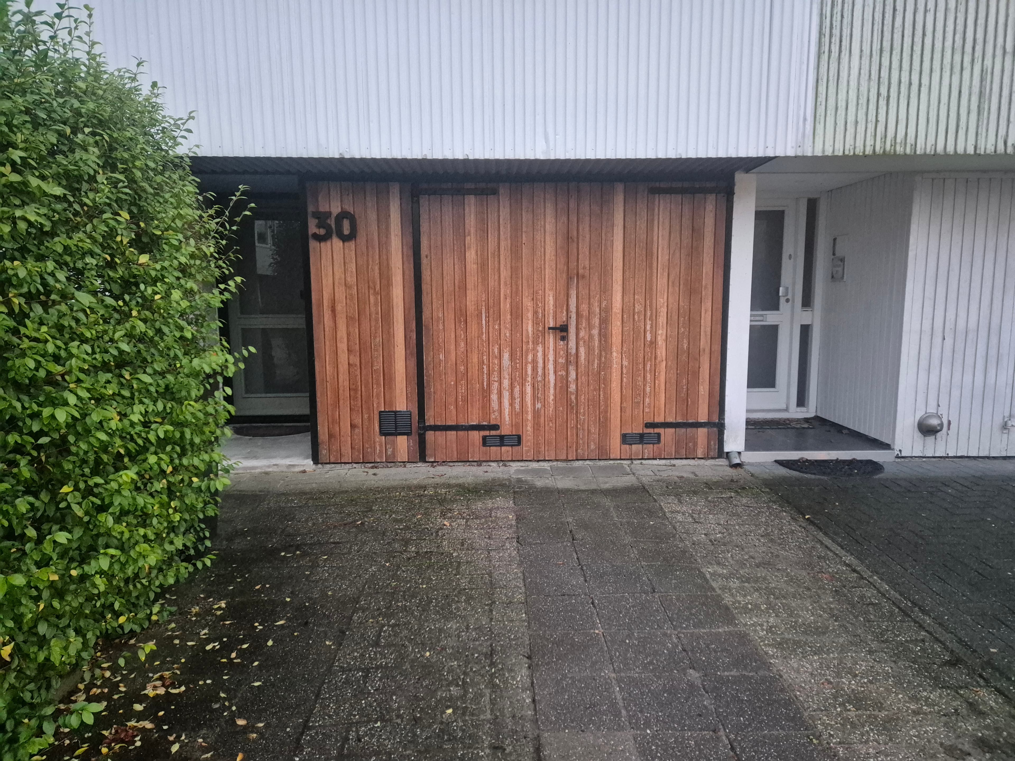 Houtlook voor renovatie